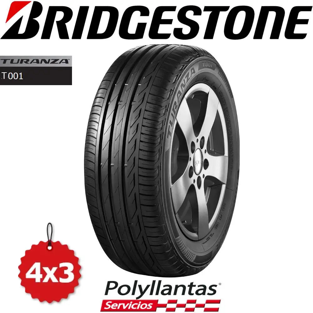 Llanta 215-45 R16 90V Bridgestone Turanza T001 Eo Ao General