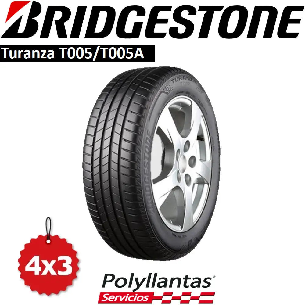 Llanta 215-45 R18 89W Bridgestone Turanza T005A General
